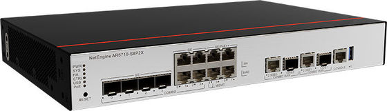 Erneuerter NetEngine AR6140-9G-2AC Enterprise Router der Serie mit Unterstützung für 1 SIM-Karte