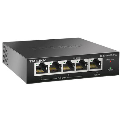 Stock TP-Link TL-SF1005P-POE 5-Port 100M Plug-and-Play POE Stromversorgungsschalter