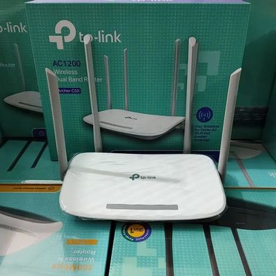 TP-Link Archer C50 Dual Band 1200Mbps WLAN-Router mit 4*5dBi-Antennen