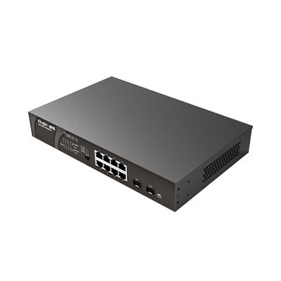 110W Stromversorgung 8-Port-RG-ES110GD-P V2 RG-ES110GDS-P Gigabit-POE-Zugangsnetzwerkschalter