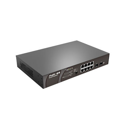 110W Stromversorgung 8-Port-RG-ES110GD-P V2 RG-ES110GDS-P Gigabit-POE-Zugangsnetzwerkschalter