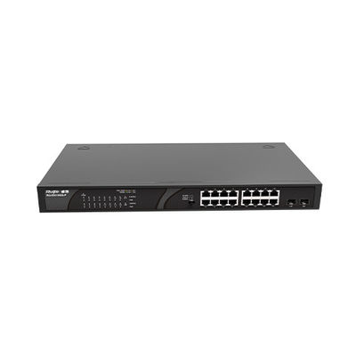 16-Port 100-G-Plug-and-Play-POE-Zugangsnetzwerk-Schalter RG-ES118-P mit Privatform