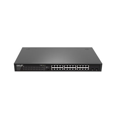 RG-ES126GS-LP24 100G Plug-and-Play POE-Zugangsnetzwerk-Switch mit 2 Vorstromanschlüssen